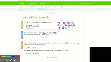 IXL | Convert between standard and scientific notation | 8th grade math