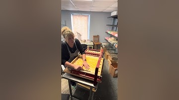 Soap cutting at Debbie’s Handmade Soap