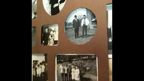 Grace Ray Pickett shows Ray and Proffitt family ph...