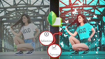 Snapseed Moody Blue Photo Editing | Snapseed Photo Editing 2021 | Snapseed Background Colour Change√