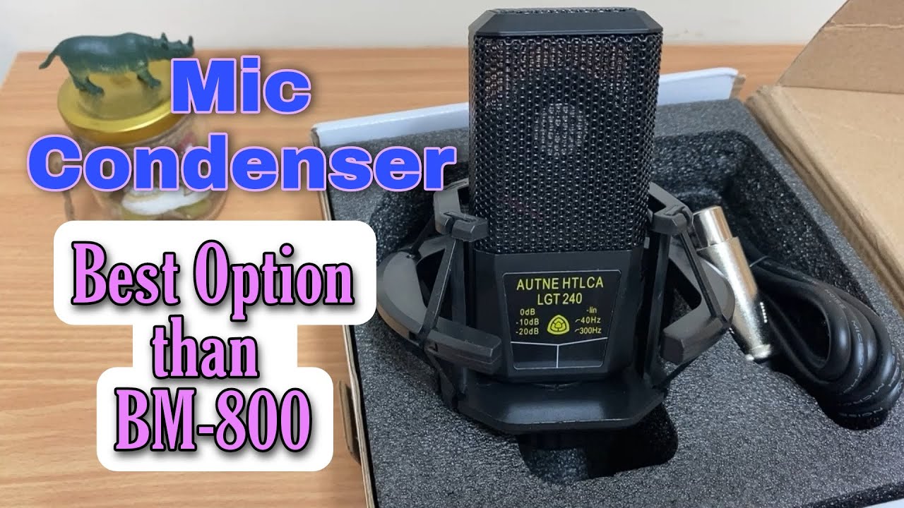 AUTNE HTLCA LGT 240 - Condenser Microphone - Unboxing Video - YouTube