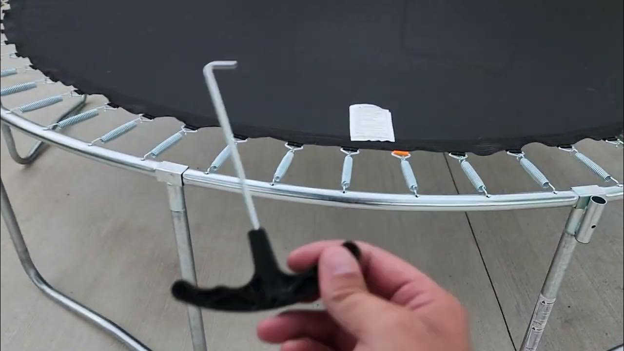 JumpTek Trampoline Assembly Part 2 YouTube