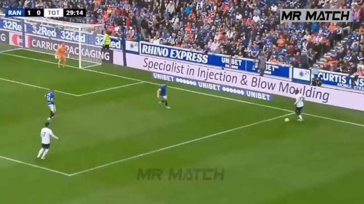 RANGERS VS TOTTENHAM 1-2 RESUMEN COMPLETO Y TODOS LOS GOLES HIGHLIGHTS AMISTOSO