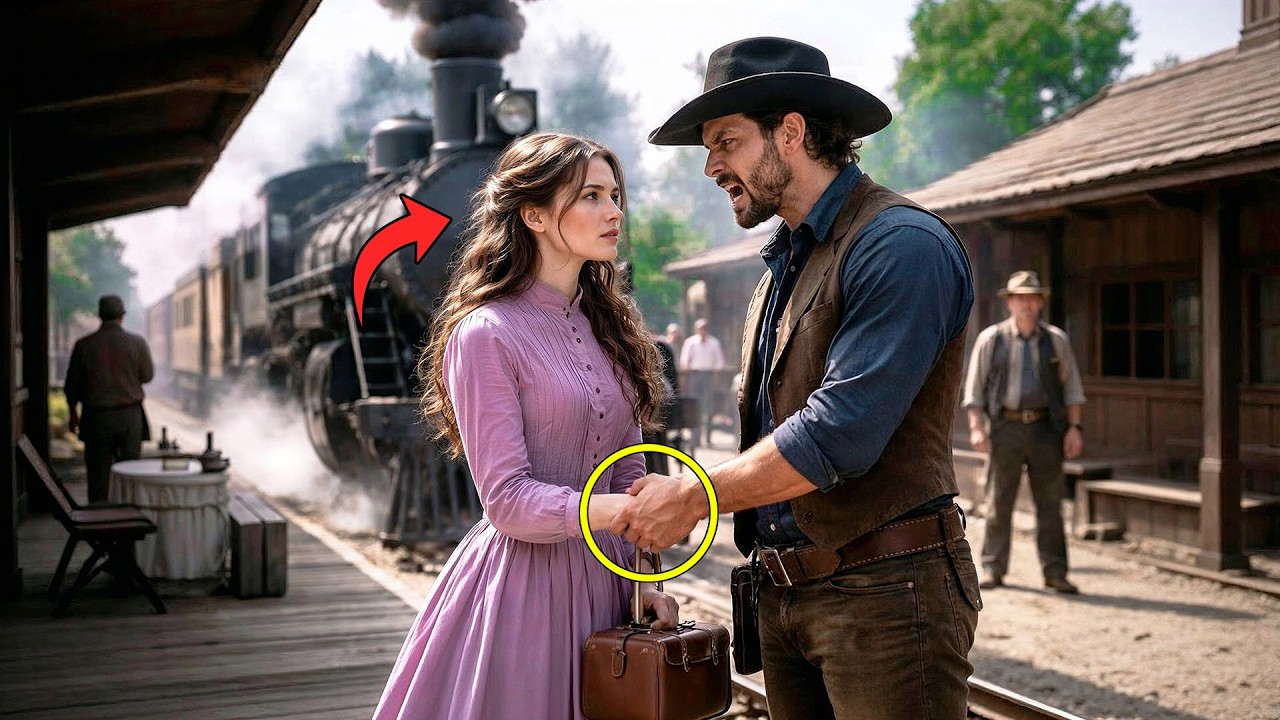 A Cowboy Stopped Her From Boarding The Train Back East, And Asked Her To Give Him A Chance