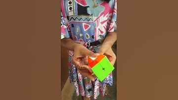 My Sister Making line and Checkerboard Pattern 😱😱 in 2x2 cube #shorts #viralshort #trendingshorts