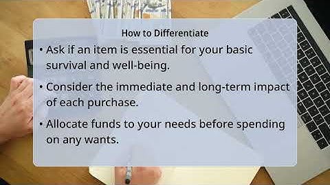 Why Should You Prioritize Needs Over Wants?