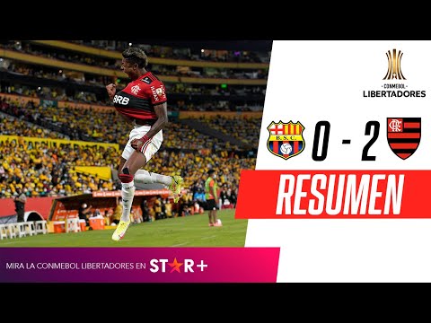 ¡EL MENGAO NO PERDONÓ EN GUAYAQUIL Y SE METIÓ EN LA FINAL! | Barcelona 0-2 Flamengo | RESUMEN