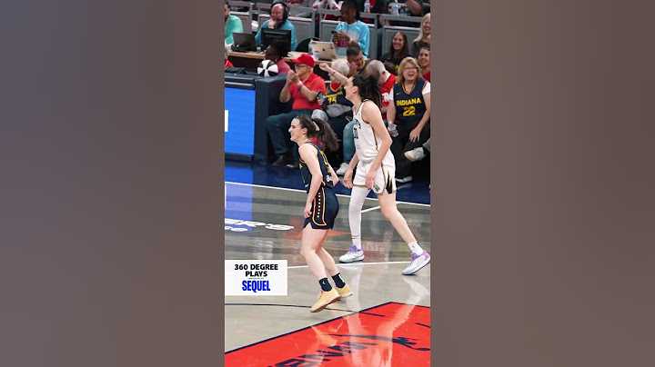 Every Angle of Caitlin Clark's Stepback 3 Over Defender is 360 Degree Play presented by Sequel 🔄