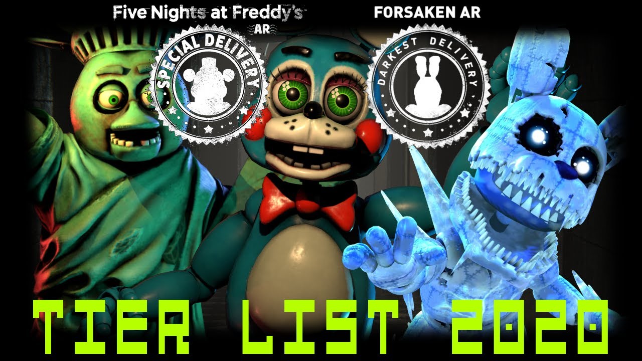 Create a FNaF Character 2020 Tier List - TierMaker