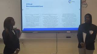 McNair High School FBLA Business Ethics Presentation 2025/2026