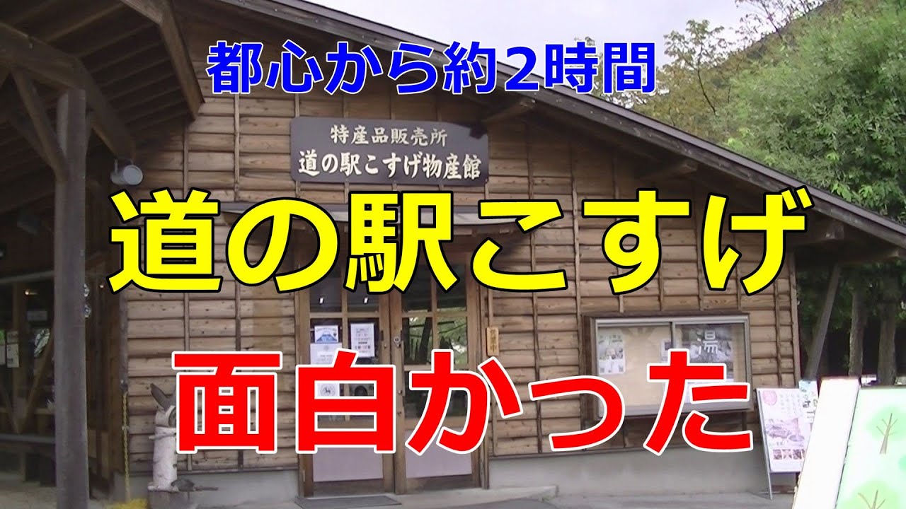 【多摩川源流】道の駅こすげに行ったら面白かった！【道の駅シリーズ第一弾】
