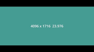 24P 4096 x 1716 video and audio sync accuracy test