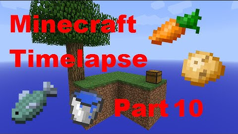 Fish And Chips (Potatoes)!! - Minecraft - Timelapse - Skyblock - Part 10