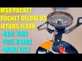 MSR Pocket Rocket Deluxe vs Jetboil Flash System
