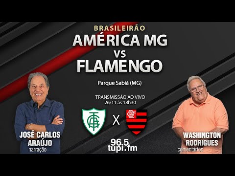 América-MG x Flamengo: onde assistir à partida da rodada 35