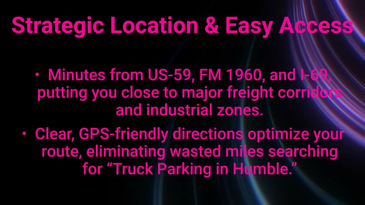 Tripoint Storage Lot LLC – Affordable Truck Parking in Humble, TX