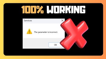 EASY FIX For Error "The Parameter Is Incorrect" During Change Bluetooth User Support Service