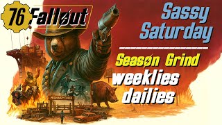 Fallout 76 -  Fasnacht - and trying to finish the season @yeahbear76