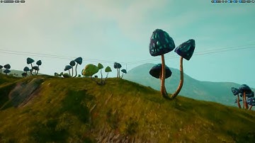 Fantasy Giant Mushrooms Procedural Ecosystem for UE5 - Demo_Level 2