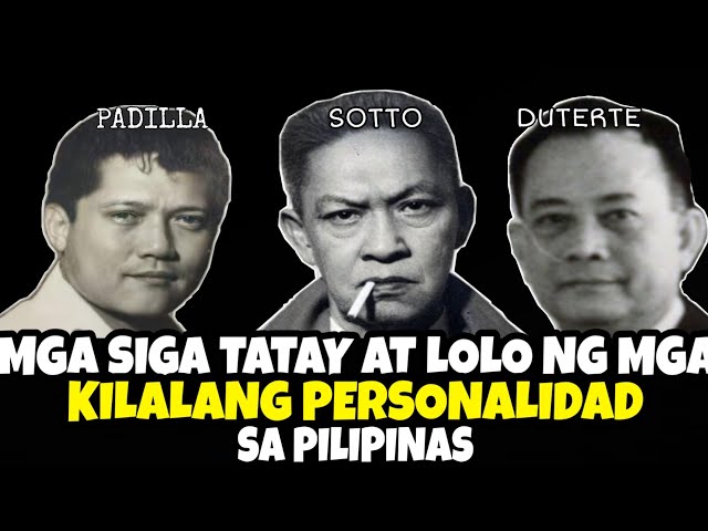 Ano ang mga nagawa ng 3 Siga tatay nila Duterte, Robin Padilla, Tito Sotto  History