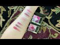 Dior 859 pink corolle and 879 rouge trafalgar comparison swatches l glamminingcom