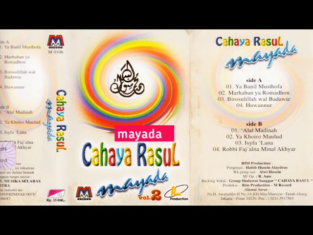 Full Album Mayada - Cahaya Rasul 2 (2001) class=