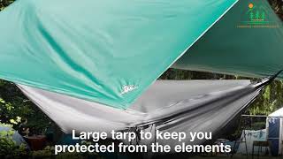 Outdoor Hammock and Tarp Bundle
