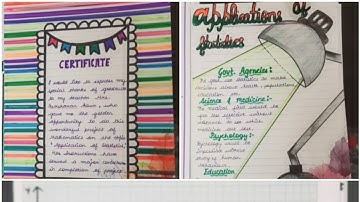 Art integrated project||Class 10 maths project || Application of statistics  #CBSE