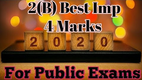 2020-Inter-2B-Imp 4 (Marks) Questions For Public Exams.