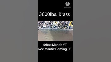 3600lbs Scrap Brass Gaylord\The Copper Bar\ Saturday Live 2021 #shorts