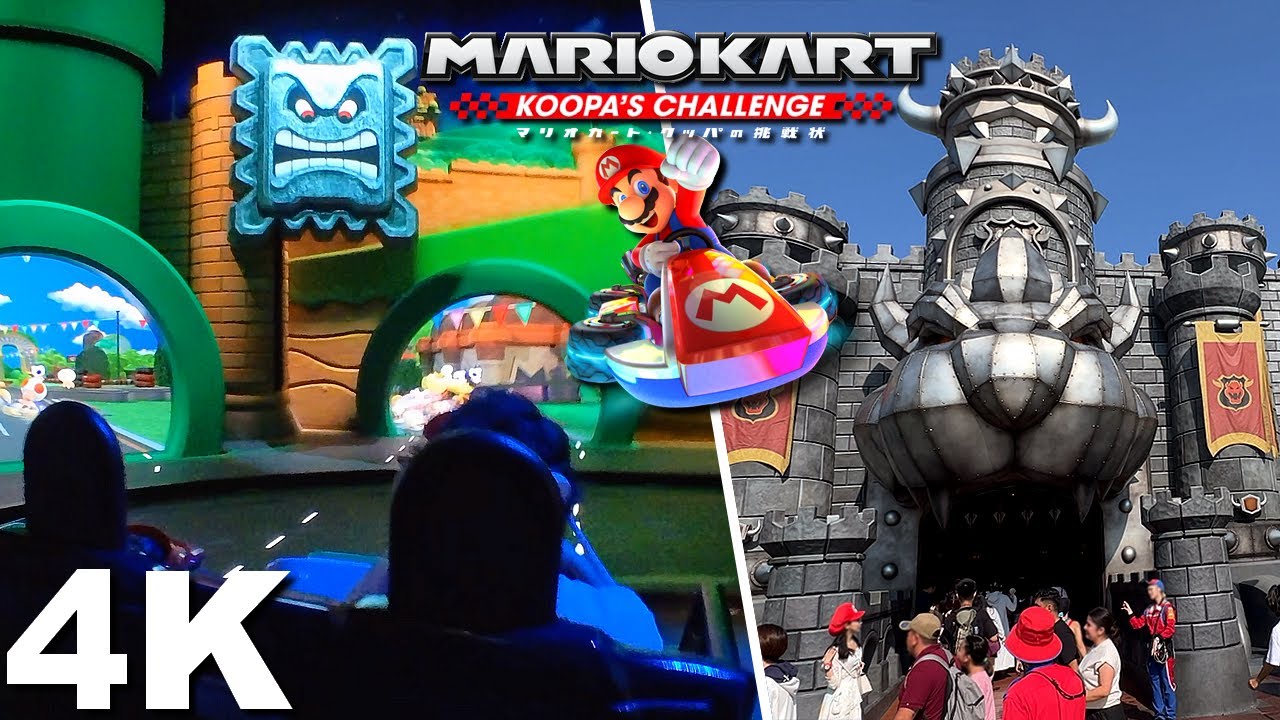 Mario Kart : Koopa's Challenge [On-Ride 4K POV] - Super Nintendo World / Universal Studios Japan