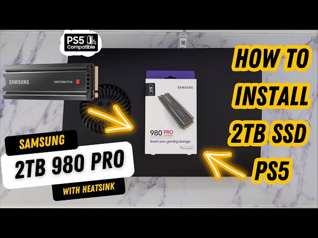 Samsung 980 Pro SSD with heatsink PS5 and PC gaming upgrade