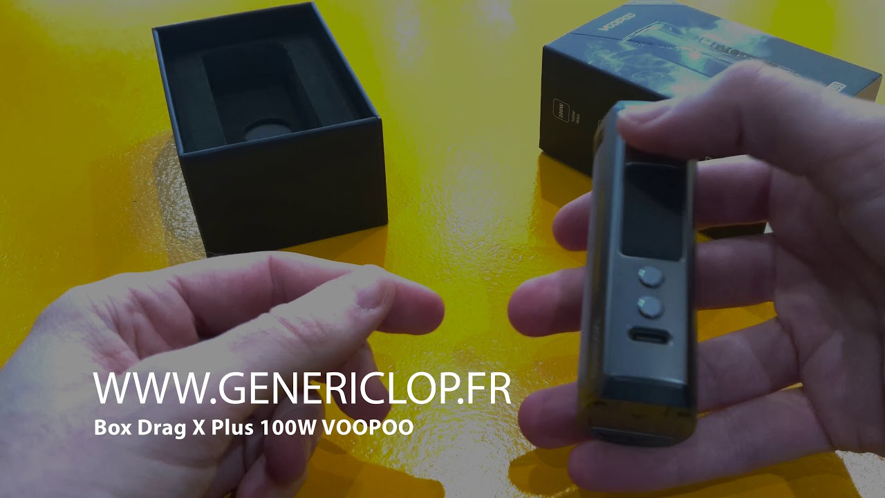 Prsentation: Box Drag X Plus 100W VOOPOO - YouTube