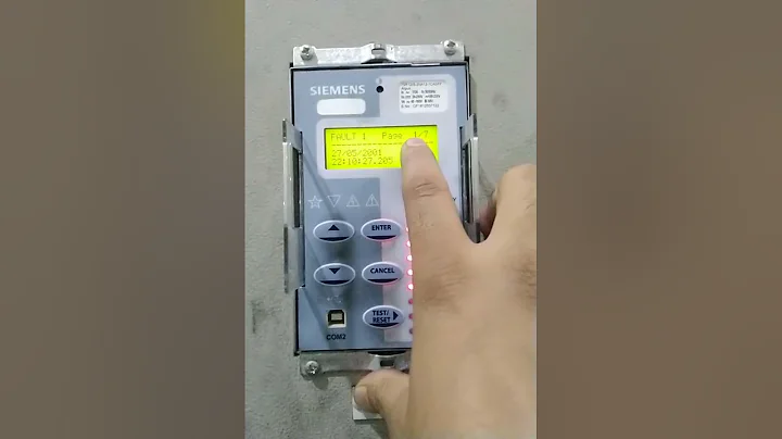 how to find fault history in siemens 7SR12 relay | overcuurent & earth fault relay