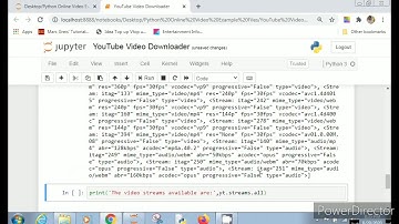 Lecture 27: YouTube Video Downloader using single line of Python code and pytube3 library.