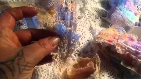 Shabby lace snippet trim