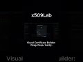 [x509Lab] 인증서 체인, 이제 드래그 앤 드롭으로 확인하세요! 🔐 #shorts #x509lab #certificate #openssl #security
