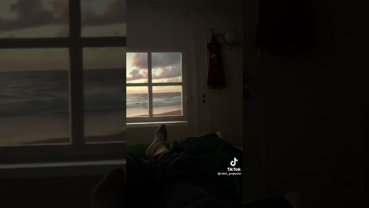 REALISTIC WINDOW 😱 REZIN MINI PROJECTOR!