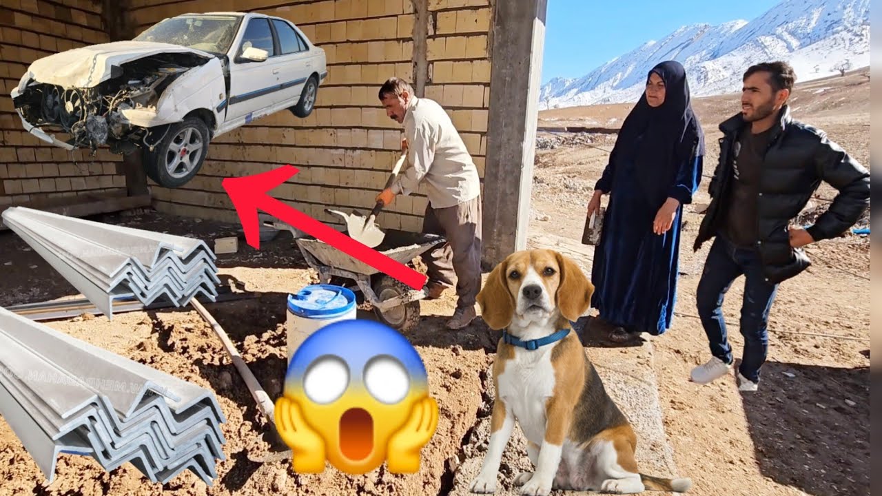 Hard Work in the Snow: Majid and Javad, Heroes of Building a Shelter for the Baqir Nomads