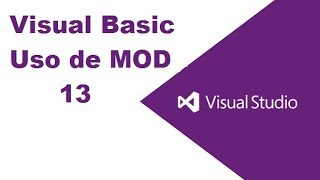 Visual Basic Uso de MOD 13