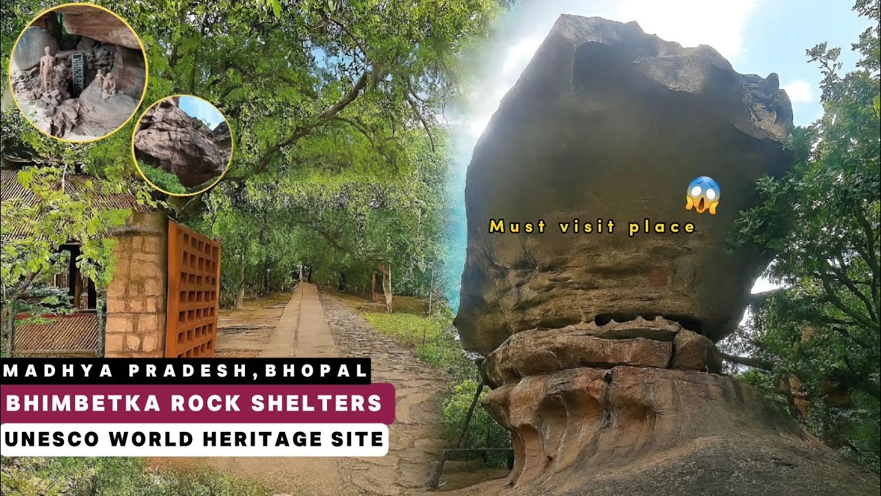 📍 Bhimbetka Rock Shelters – Bhopal, Madhya Pradesh | UNESCO World Heritage Site