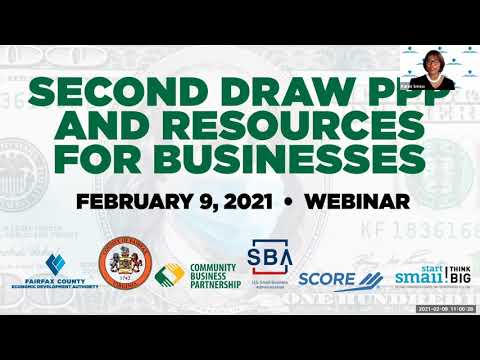 Second Draw PPP and Resources for Businesses