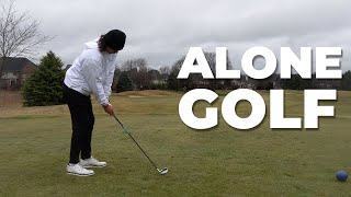 pov: you have no friends, so you go golfing alone on a saturday afternoon