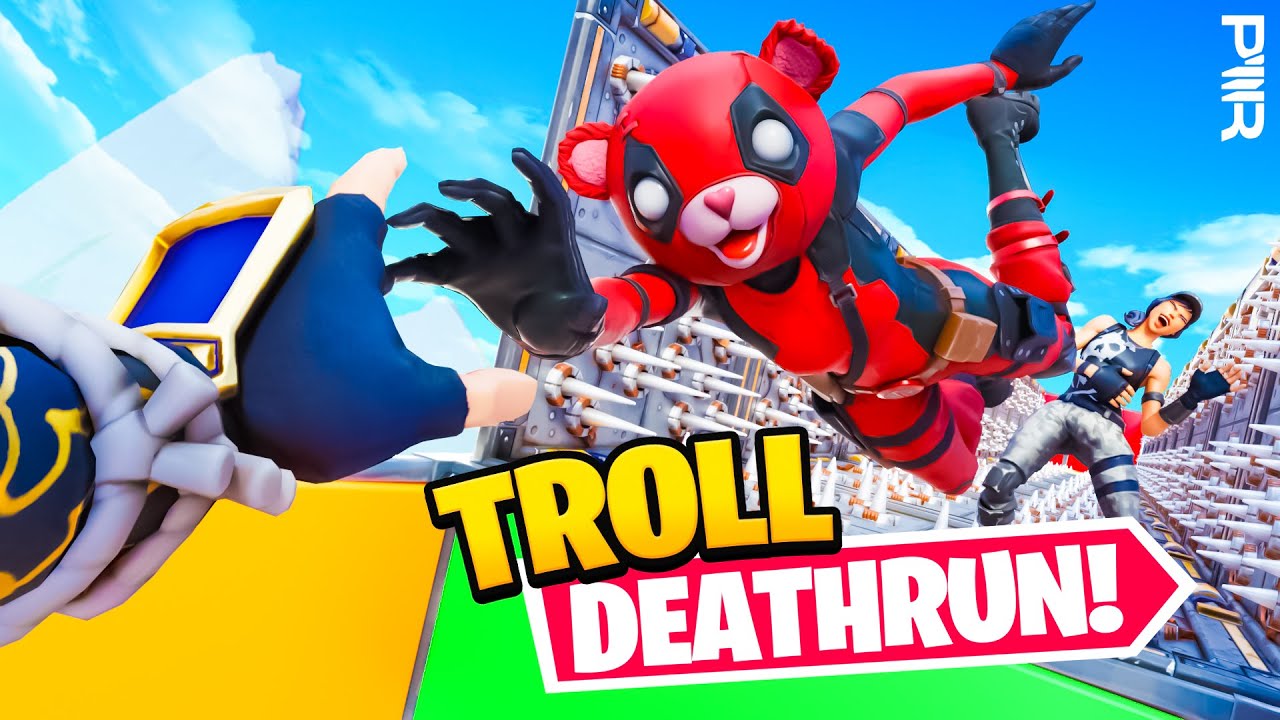 The ULTIMATE Fortnite Troll Deathrun! (HARD) YouTube