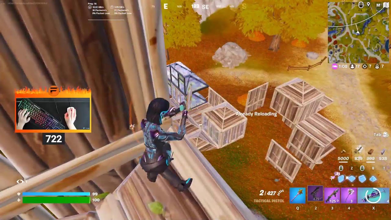 🔴 LIVE - BUGHA KEYBOARD Gameplay! HANDCAM!! (Fortnite)