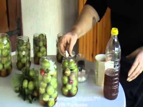 Erik Turşusunun Tarifi - Rakı Sofrasında