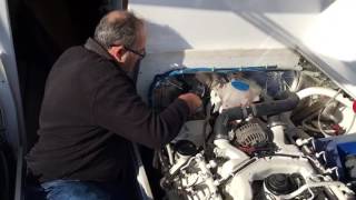 Bertram 31 Fly new engines test