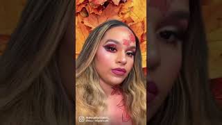 FALL LEAF  MAKEUP TRANSITION 🍁🍂🥀