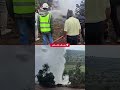 فرق الدفاع المدني تستجيب لتسرب خط بانياس - حمص