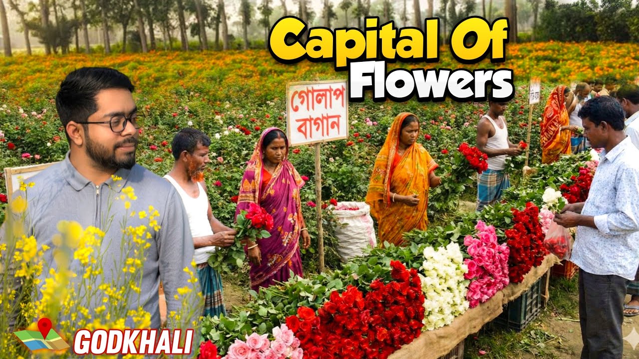 Godkhali 🌸 The Flower Capital of Bangladesh | Satkhira & Benapole Baor